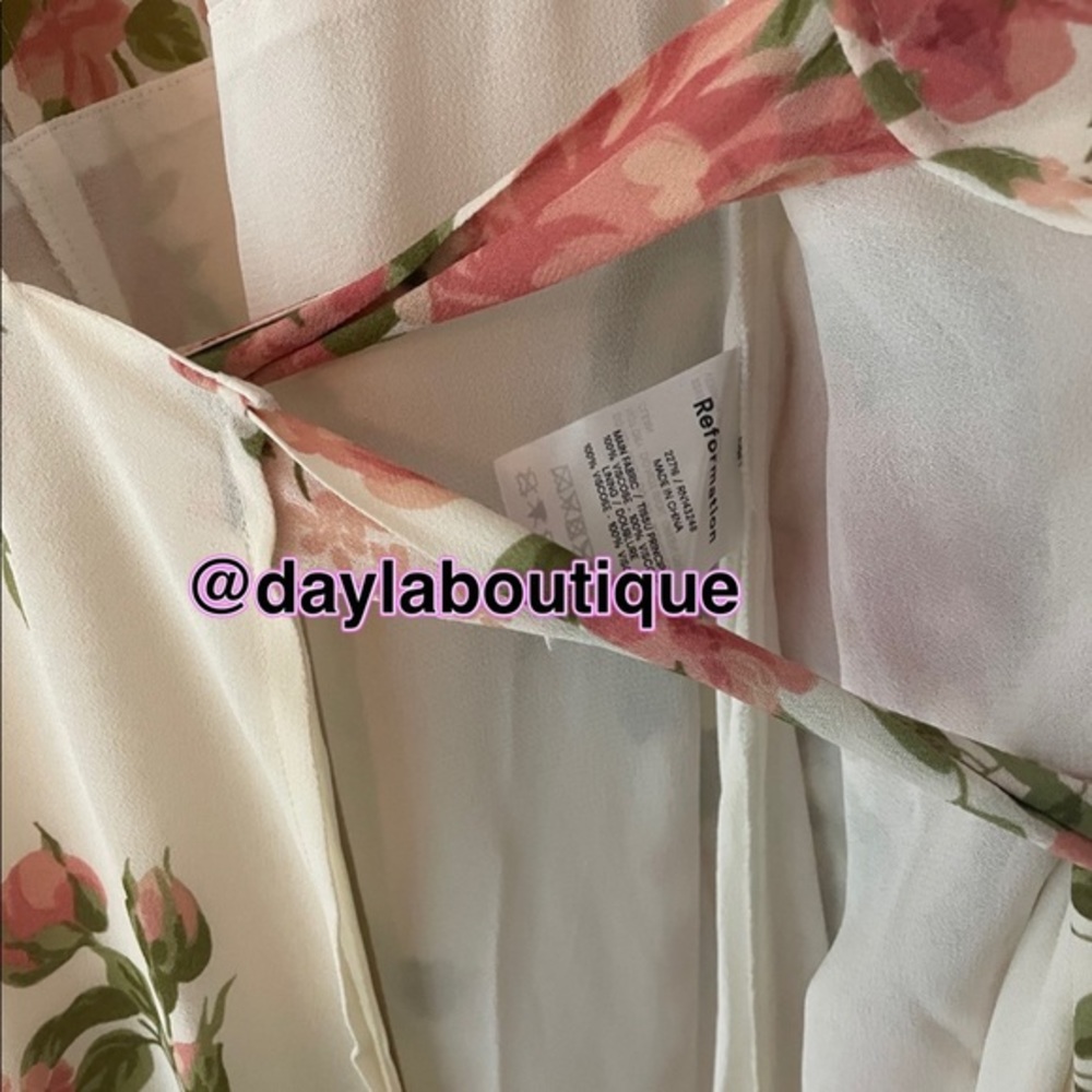 Reformation Winslow Dress Corsage - Picture 6 of 7